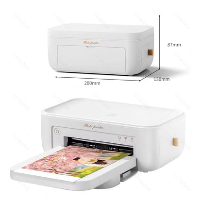 300DPI HPRT Thermal Photo Printer 4X 6 Inch Photo Paper for CP4100 Mini Color Photo Printer Paper with Cartridge Ribbon Optional