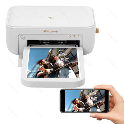 300DPI HPRT Thermal Photo Printer 4X 6 Inch Photo Paper for CP4100 Mini Color Photo Printer Paper with Cartridge Ribbon Optional