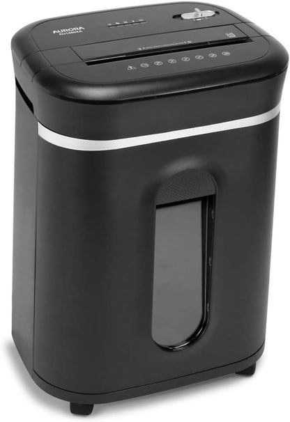 Anti-Jam 14-Sheet Crosscut Paper/Cd and Credit Card Shredder/With 6-Gallon Pullout Basket 120 Minutes Continuous Run Time