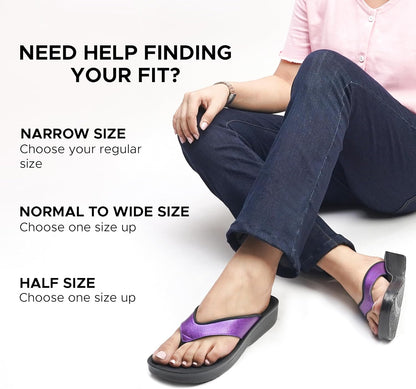 Slip on Recovery Footwear Plantar Fasciitis Flip Flops for Women Yoga Mat Outdoor Walking Beach Ladies Arch Support Summer Thong Dressy Casual Sandals Comfortable Vacation Essentials