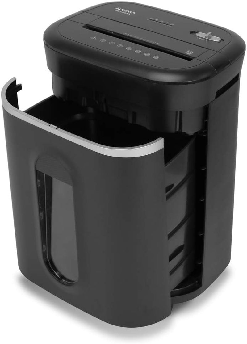 Anti-Jam 14-Sheet Crosscut Paper/Cd and Credit Card Shredder/With 6-Gallon Pullout Basket 120 Minutes Continuous Run Time