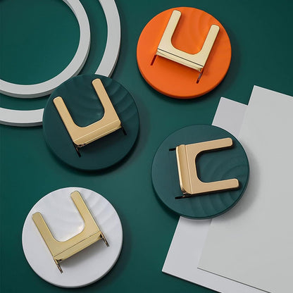 Hair Dryer Holder Wall Mounted Adhesive Blow Dryer Holder Hair Dryer Rack Wall Mounted Rack Bathroom Storage Rack（Orange）