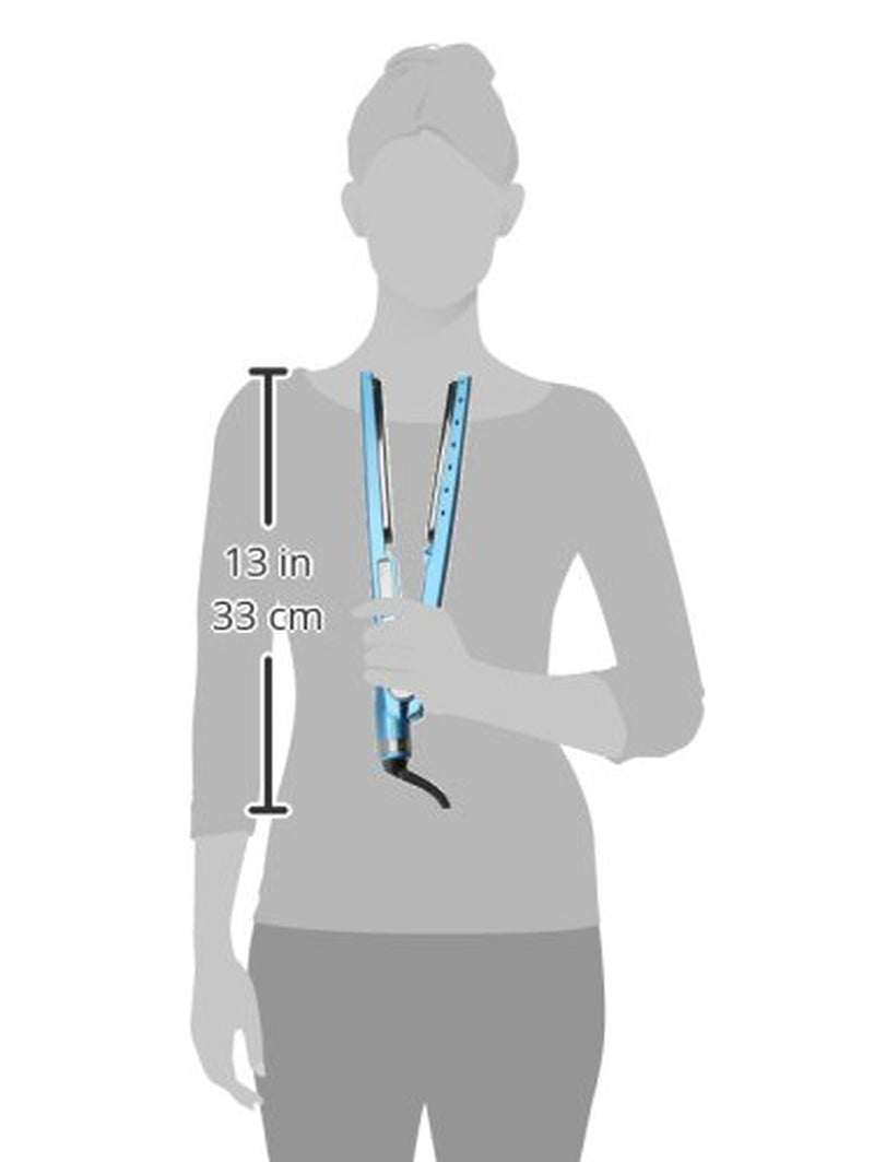 Nano Titanium Ionic Hair Straightener, Professional Flat Iron for All Hair Types