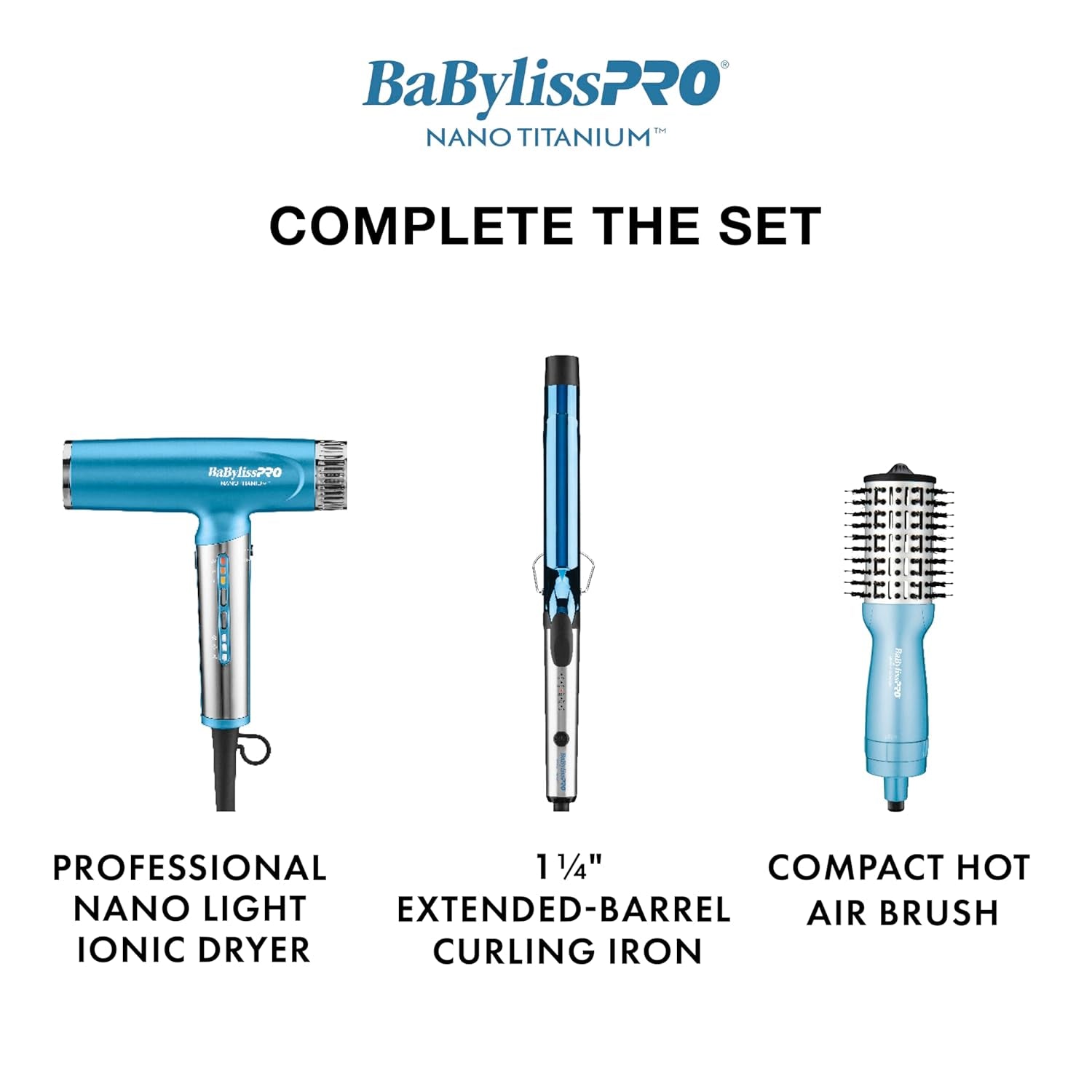 Nano Titanium Ionic Hair Straightener, Professional Flat Iron for All Hair Types