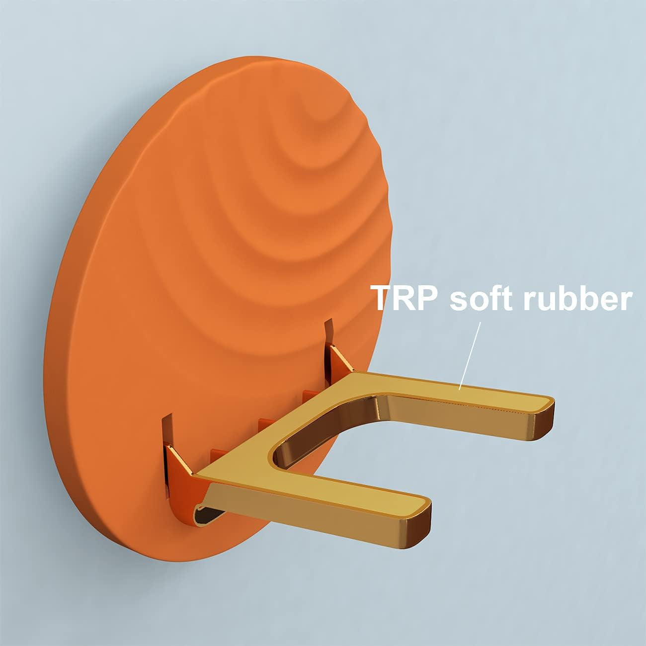 Hair Dryer Holder Wall Mounted Adhesive Blow Dryer Holder Hair Dryer Rack Wall Mounted Rack Bathroom Storage Rack（Orange）